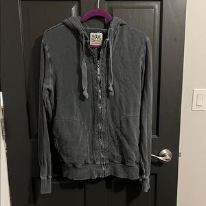 Juicy Couture Vintage Men’s Gray Zip-Up Hoodie. Size S.